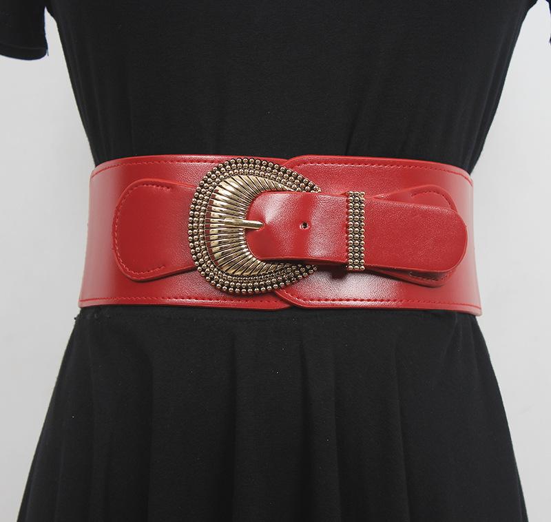 ベルト レディース 幅広 伸縮性 ゴムベルト フェイクレザー ウエストマーク コルセットベルト ワンピース スカート ドレス アウター スタイルアップ 細見え カジュアル きれいめ 通勤 オフィス コーデ