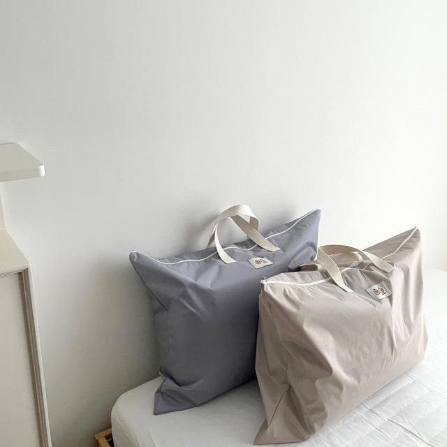 布団収納袋 子供 学生 幼稚園 大容量 多機能 600Dオックスフォード生地 手提げ 引越し 旅行 衣類 ラン..