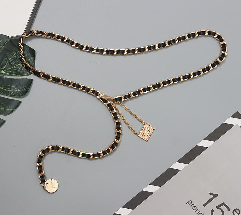 ウエストチェーン レディース 金属製 メタル 細ベルト 春夏 ワンピース ドレス スカート シャツ ブラウス おしゃれ きれいめ 万能 ファッション小物 アクセント