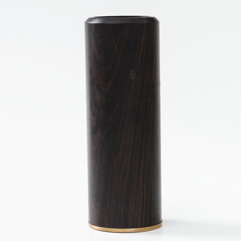 ペン立て シンプル レトロ 高級木製 中国風 ローズウッド 黒檀 書斎 デスク オフィス インテリア 装飾品 文房具 収納 記念品 贈答品 ギフト 会議用