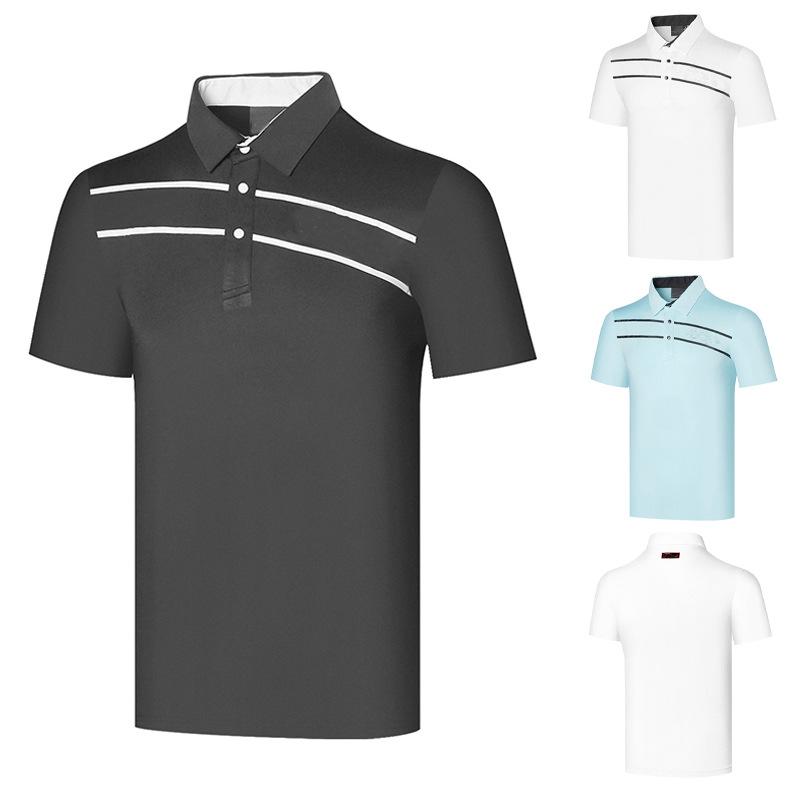 ポロシャツ メンズ 速乾性 通気性 ゴルフウェア スポーツウェア アウトドア レジャー 半袖 襟付き 再生..