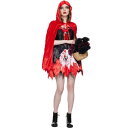 ワンピース レディース ハロウィン クラシック 赤ずきん コスプレ 仮装 魔女セット ホラー 血のり 演出服 イベント ステージ衣装