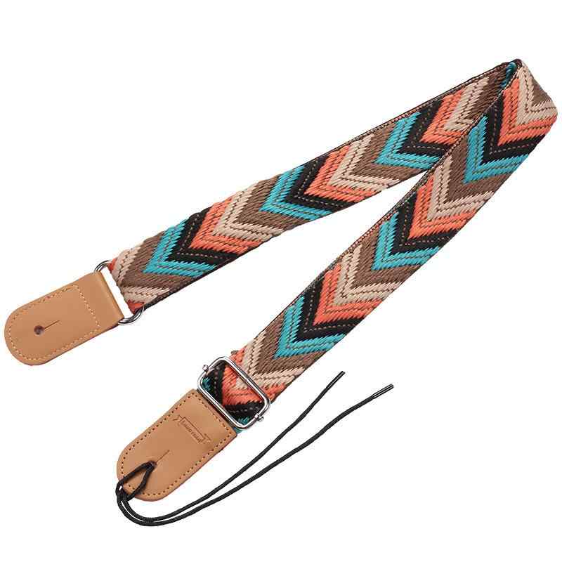 ウクレレ ストラップ 取り付け簡単 免取付式 斜めがけ クロスボディ ナイロン製 レザー素材 汎用 弦楽器用 肩紐 アクセサリー
