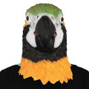 かぶりもの オウム マスク ヘッドギア 高級感 かわいい ラテックス製 演出用 アニメ コスプレ パーティー イベント 宴会 ジョークグッズ いたずら ハロウィ...