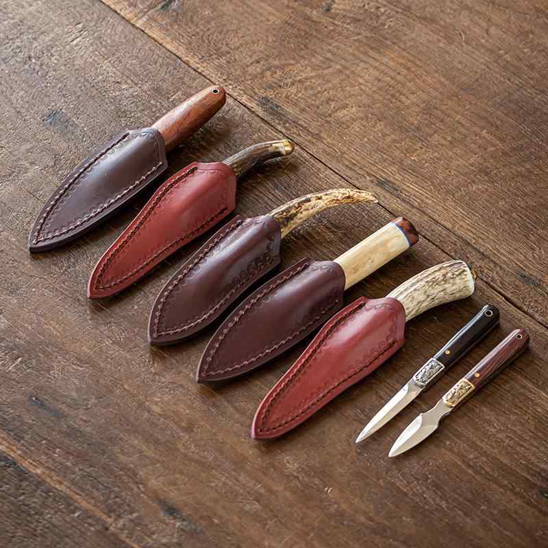 茶道具 中国風 レトロ 高級感 紫檀 鹿の角 ダチョウの骨 ステンレス ダマスカス模様 プーアル茶専用 茶..