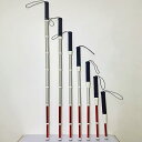 白杖 キッズ 子供用 伸縮式 軽量 コンパクト チタン合金製 アンテナ式 バックル式 9段階調節 歩行補助 転倒防止 安定感 携帯便利 安心安全 外出 旅行 リハビリ