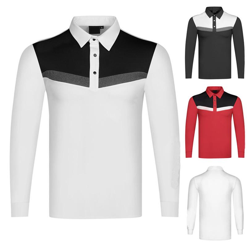 ポロシャツ メンズ 長袖 秋冬 ゴルフウェア スポーツカジュアル ストレッチ 快適 ゆったり 襟付き 着回..