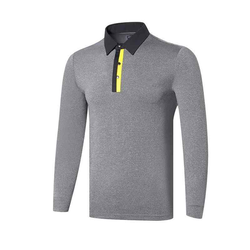 ・カテゴリ: Tシャツ・スタイル: スポーツカジュアル・主な素材: ポリエステル90%・柄: 無地・ネックライン: ポロ襟・袖丈: 長袖・対象: 男性・カラー展開: レッド、ブラック、ホワイト、グレー・サイズ展開: S、M、L、XL、XXL