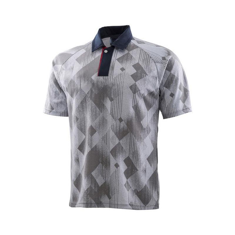 ポロシャツ メンズ 半袖 デジタルプリント 全面柄 ゴルフ スポーツ カジュアル 春夏 襟付き 速乾 吸汗 ..