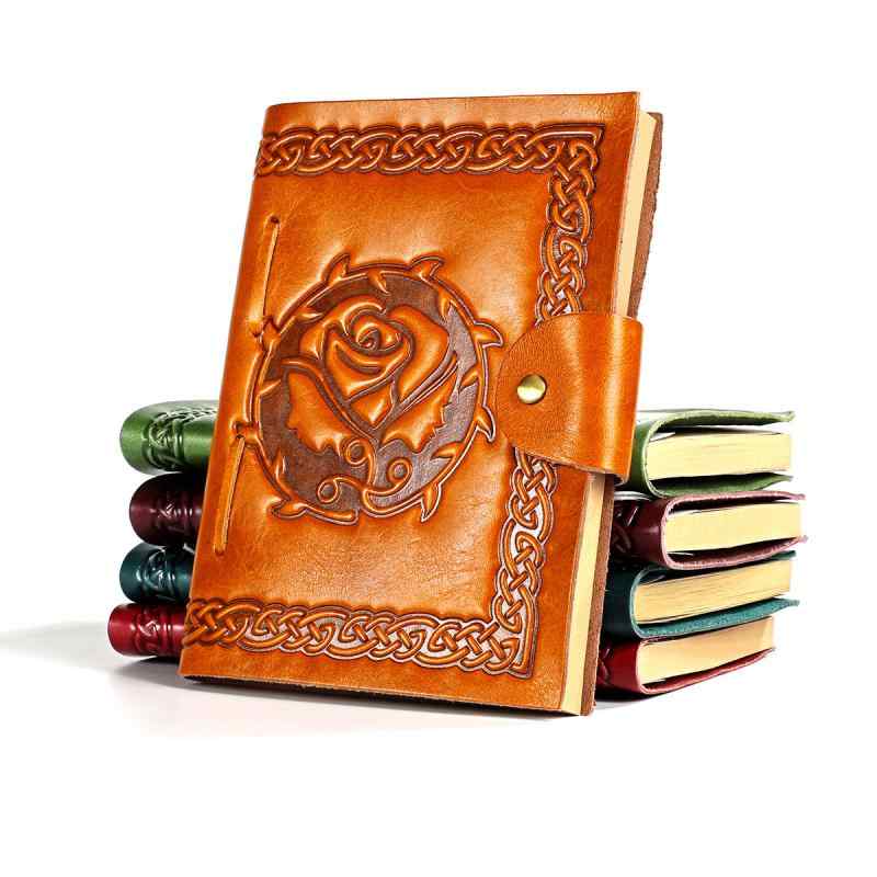 システム手帳 本革 A5サイズ 欧風 レトロ アンティーク調 多機能 大容量 ビジネス 会議 日記 メモ帳 オフィス用品 男女兼用 高耐久性