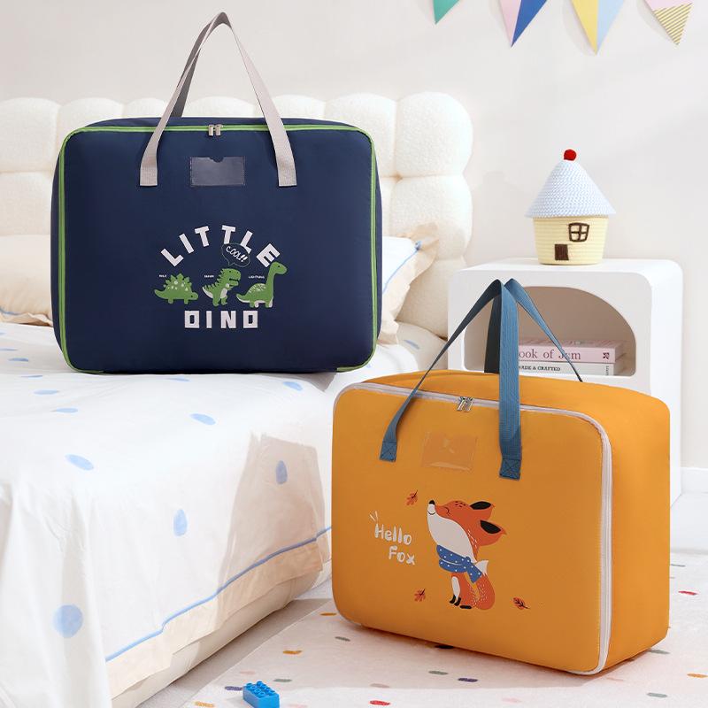 収納袋 キッズ 軽量 大容量 入園準備 幼稚園 お昼寝布団 掛け布団 荷物入れ 旅行バッグ キャラクター柄 マカロンカラー 男女兼用 ポリエステル