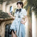 サロペット セットアップ レディース 女性用 アリス ロリータ ブラウス フラワーリボン 3点セット カジュアル 韓国風 デイリーコーデ ポリエステル素材 春夏 かわいい