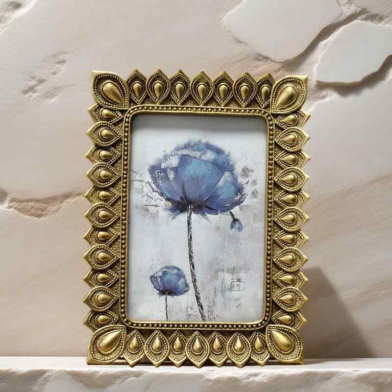 フォトフレーム 額縁 壁掛け ヨーロピアン レトロ フレンチ アンティーク 写真立て 絵画 装飾 リビング 寝室 玄関 樹脂製 彫刻 手作り インテリア