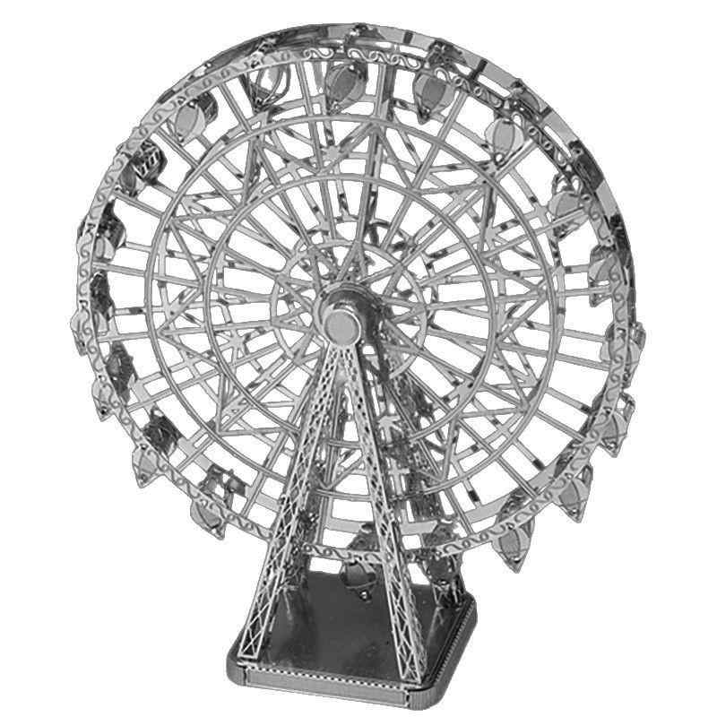 メタルパズル 大人向け 3D 立体 回転観覧車 自動車 オートバイ シリーズ 精密 合金製 DIY 手作り 組み..