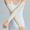 肘サポーター メンズ レディース 男女兼用 冷房対策 冷え対策 保温 防寒 薄手 春夏用 スポーツ 運動用 ロング アームカバー 腕 関節保護 指穴付き クッシ...