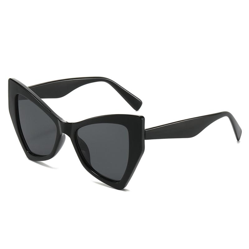 サングラス レディース UV400 遮光 小顔効果 軽量 PC素材 キャットアイ 高級感 レトロ ストリート 個性的 ファッション ドライブ アウトドア 釣り サイクリング 旅行