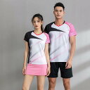 スポーツウェア セットアップ 吸汗速乾 男女兼用 ユニセックス 卓球 バドミントン テニス バレーボール トレーニング 練習着 試合用 上下セット オールシーズ...