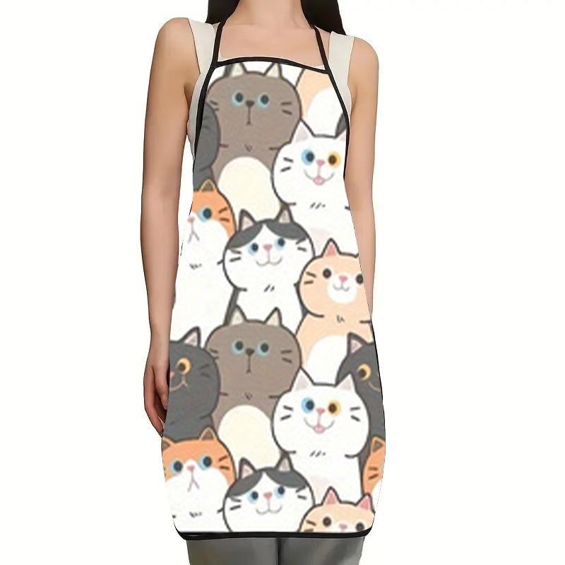 エプロン レディース メンズ 子供用 キッチン 家庭用 おしゃれ かわいい 防水 撥水 汚れにくい 防汚 通気性 作業服 農作業 パーティー フリーサイズ ポリエステル キャラクター柄