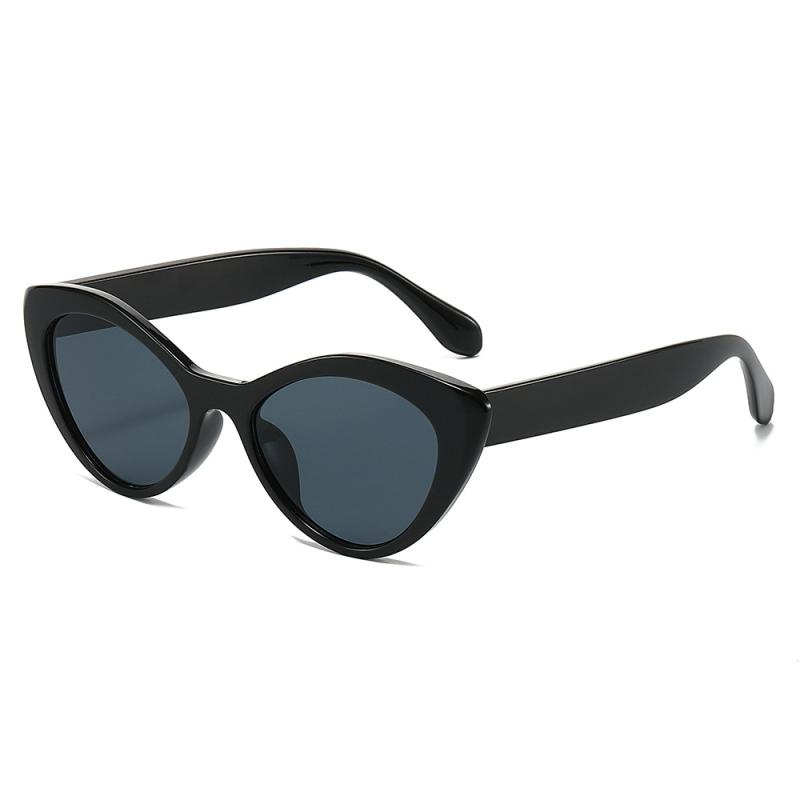 サングラス レディース UV400 UVカット 紫外線対策 キャッツアイ 韓国風 エレガント シンプル おしゃれ 小顔見え すっぴん隠し 軽量 PC素材 旅行 ドライブ 普段使い ファッション小物