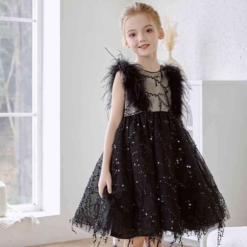 ドレス ジュニア 女の子 プリンセス フォーマル 結婚式 発表会 パーティー 演奏会 エレガント Aライン チュール パフスリーブ スウィート ポリエステル 裏地綿素材 オールシーズン対応