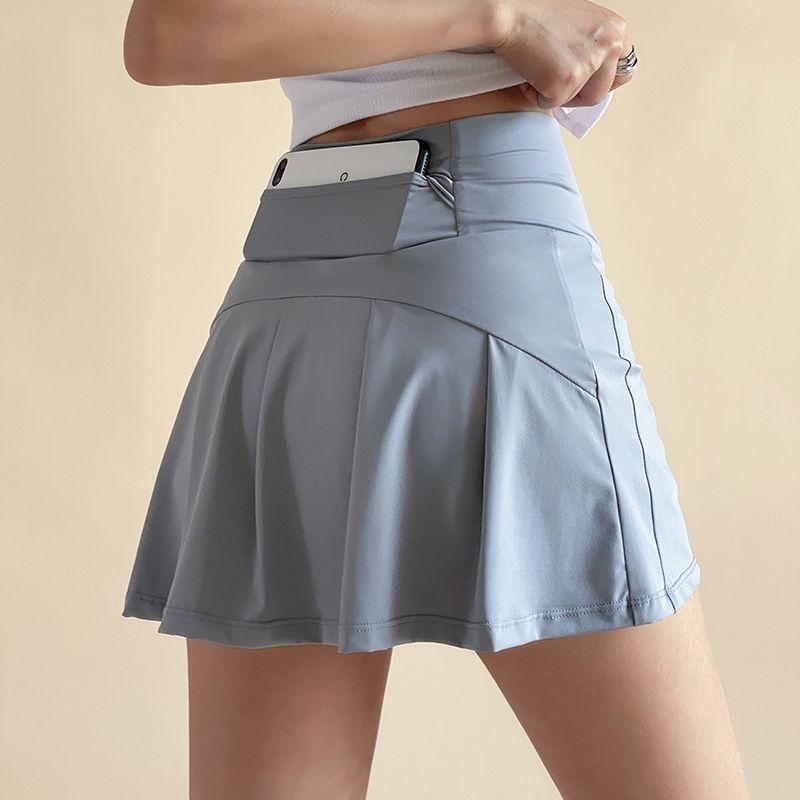 スコート レディース スポーツ ショートパンツ 春夏 薄手 透け防止 インナーパンツ付き ハイウエスト ゆったり 着痩せ ヨガウェア ランニング テニス ジム フィットネス ウォーキング