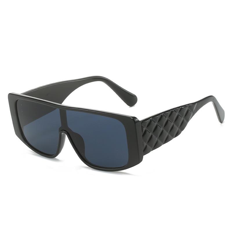 サングラス メンズ UV400 紫外線対策 PC素材 軽量 一体型 ビッグフレーム スクエア ドライブ アウトドア レジャー 欧米風 シンプル おしゃれ 複数カラー