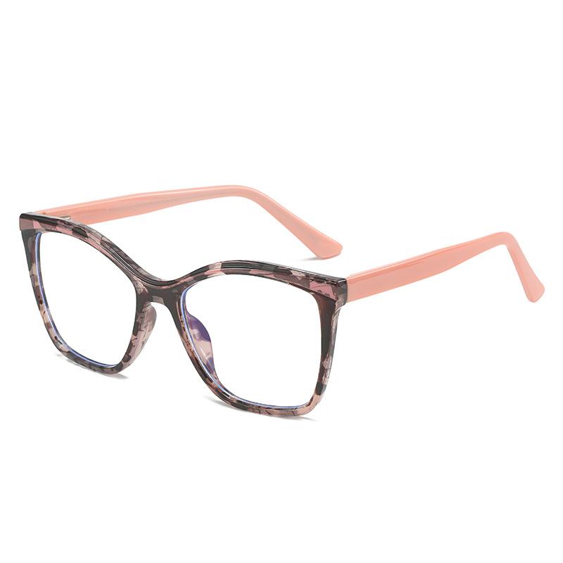 眼鏡 レディース ブルーライトカット 伊達メガネ 軽量 TR90 レトロ ファッション スクエアフレーム 小顔見え 通勤 オフィス カジュアル ヒョウ柄