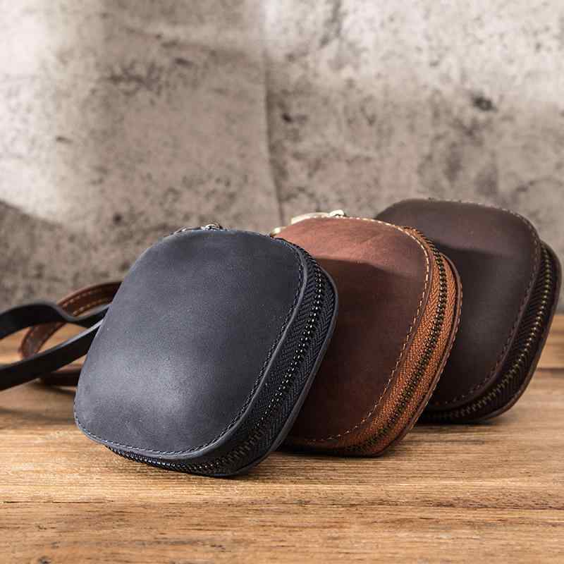 イヤホンケース Powerbeats Proワイヤレスイヤホン専用 保護カバー プルアップレザー 本革 レトロ 手作..