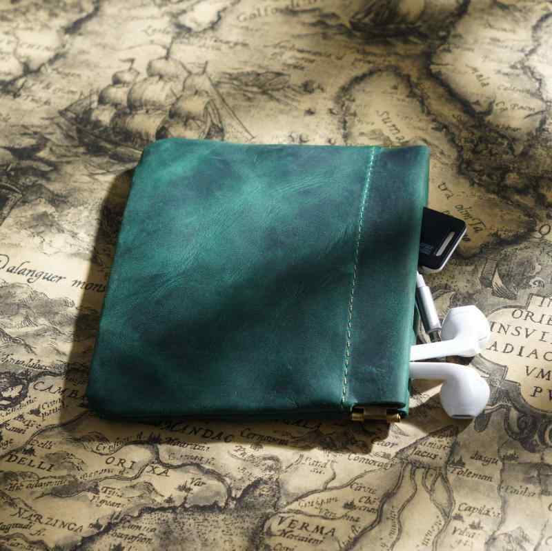 小銭入れ メンズ レディース 本革 牛革 クレイジーホースレザー バネ口 ミニ財布 コンパクト 携帯用 小物入れ コスメポーチ 普段使い レトロ