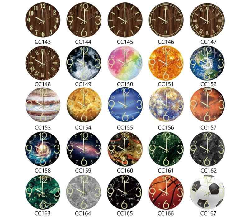 掛け時計 夜光 静音 連続秒針 月モチーフ 木目調 円形 アクリル 24時間表示 モダン シンプル インテリア 雑貨 リビング 寝室 オフィス 壁掛け時計