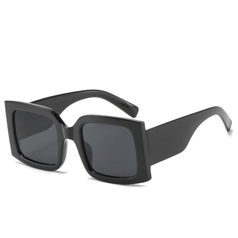 サングラス レディース UV400カット 軽量PC素材 スクエア型 ファッション 欧米トレンドデザイン ドライ..