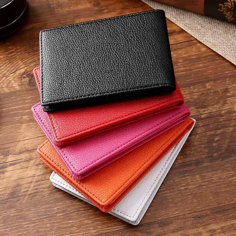 運転免許証ケース レディース 超薄型 超軽量 多機能カードポケット付き 車検証入れ PUレザー製 三つ折..