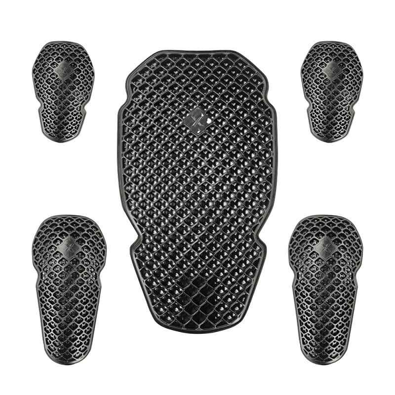 プロテクター メンズ CE規格 脱着式 内蔵 5点セット バイク オートバイ レーシング ライディング用 EVA..