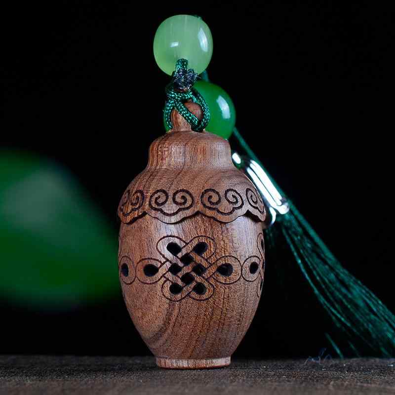 お香ペンダント レディース 花梨ウッド 透かし彫り 香り玉 アロマボール 中国風 民族調 携帯用 リラッ..
