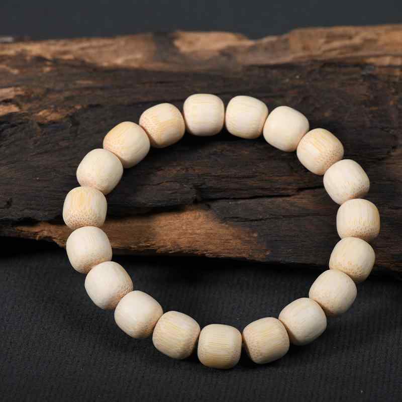 手串 メンズ レディース カップル 金糸竹 民族風 ハンドメイド 高品質 10mm バレルビーズ シングル 魚..