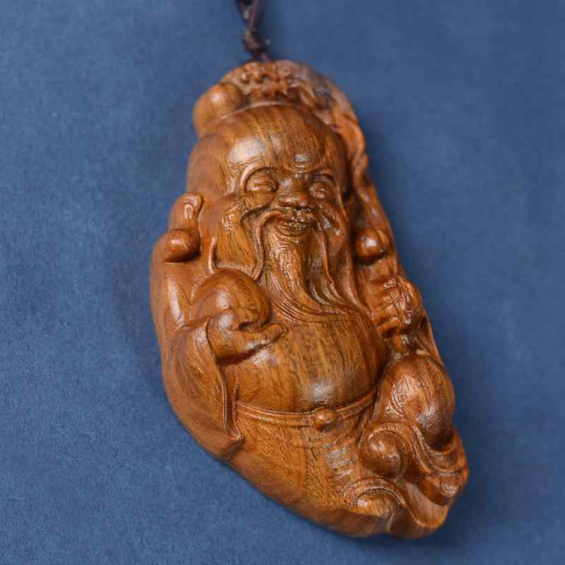 仏像 男女兼用 置物 縁起物 開運 お守り 風水 緑檀 ザンビア産 小葉紫檀 木製 精密彫刻 福禄寿喜 財神 ..