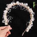 ヘアアクセサリー 女の子 キッズ 子供用 発表会 イベント 結婚式 七五三 誕生日 記念写真 幻想的 かわいい プリンセス お姫様 森ガール風 ナチュラル 花モチーフ 花冠 フラワーヘッドドレス ティアラ カチューシャ 合金製 ホワイト