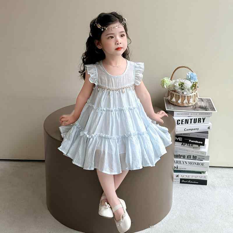 ワンピース 女の子 キッズ 夏用 おしゃれ プリンセス ボヘミアン ビーチドレス 柔らかい肌触り ノース..