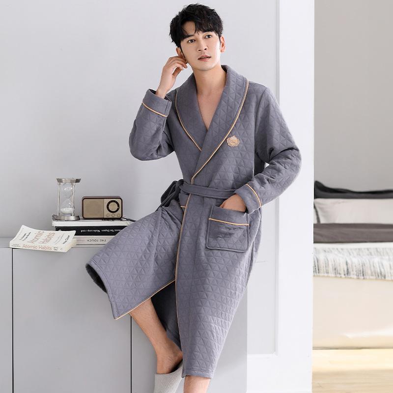 ・主な素材: 綿100%・生地の厚さ: 約301-350g/平米・機能: 通気性、伸縮性、抗菌、保温、快適・対象: メンズ・カラー展開: ロイヤルブルー、グレー、ブラック、ライトブルー、ブラウン・サイズ展開: L、XL、XXL、XXXL・スタイル: シンプルカジュアル・ネックライン: Vネック