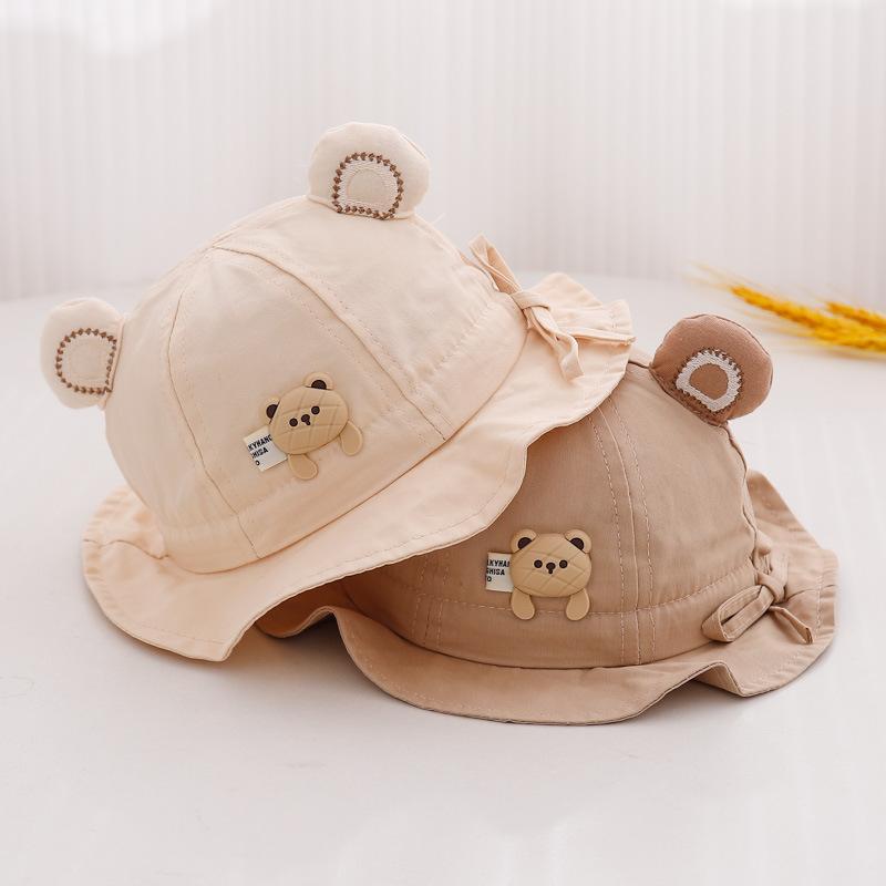 ベビー帽子 赤ちゃん 男の子 女の子 UVカット 日よけ 紫外線対策 薄手 接触冷感 コットン100% サイズ調..