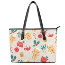 トートバッグ レディース PUレザー クリスマス ジンジャーブレッドマン プリント柄 A4対応 ハンドバッグ ショルダーバッグ 通勤 通学 オフィス 普段使い ...