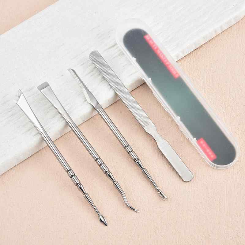 フットケア用品 ステンレス製 両頭 鏡面仕上げ 足裏 角質ケア 硬い角質除去 陥入爪 巻き爪 魚の目 タコ 角質削り セルフケア