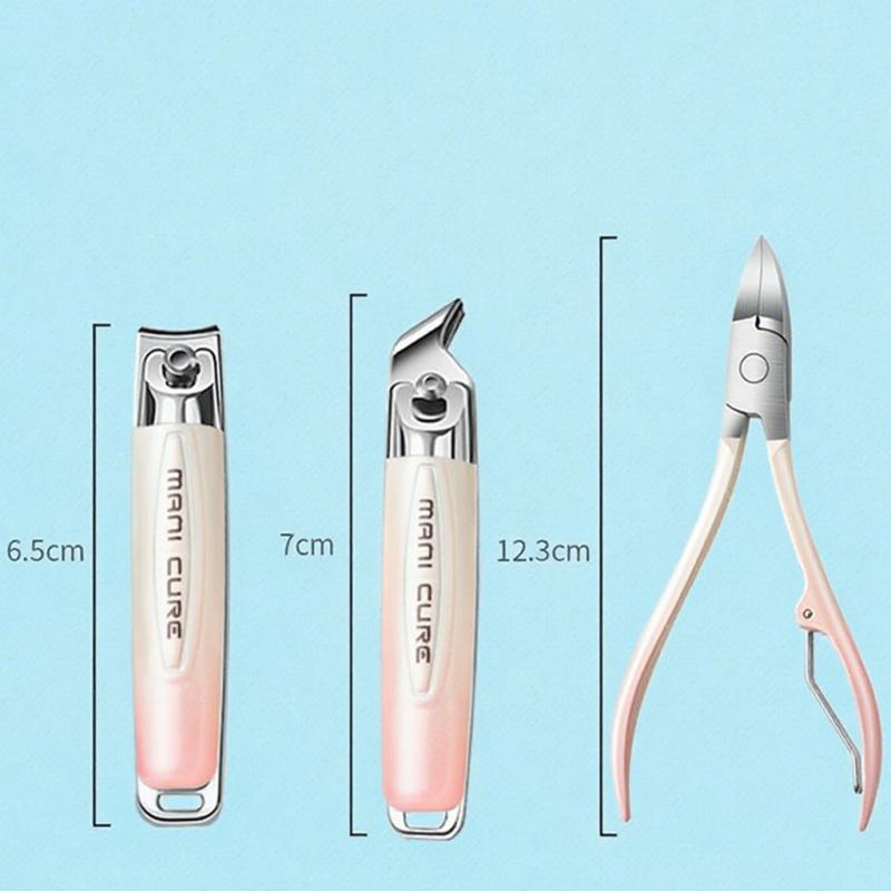 爪切り 巻き爪 陥入爪 ケア 男女兼用 ドイツ製 ステンレス製 プロ仕様 ニッパー 斜め刃 鷹嘴型 高精度 硬い爪 厚い爪 変形爪 家庭用 携帯用 爪切りセット