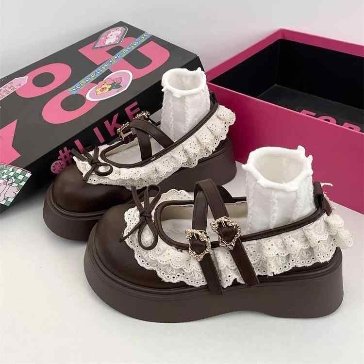 パンプス レディース 厚底 メリージェーン ストラップシューズ チャンキー ミドルヒール ロリータ レトロ フレンチスタイル エナメル PUレザー ラウンドトゥ スカートコーデ ワンピースコーデ カジュアル オールシーズン かわいい