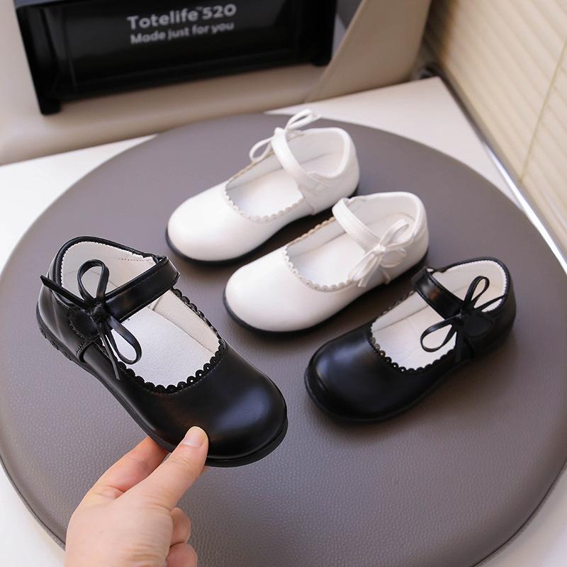シューズ キッズ 女の子 学校指定 フォーマルシューズ 子供用 レザーシューズ プリンセスシューズ 黒色..