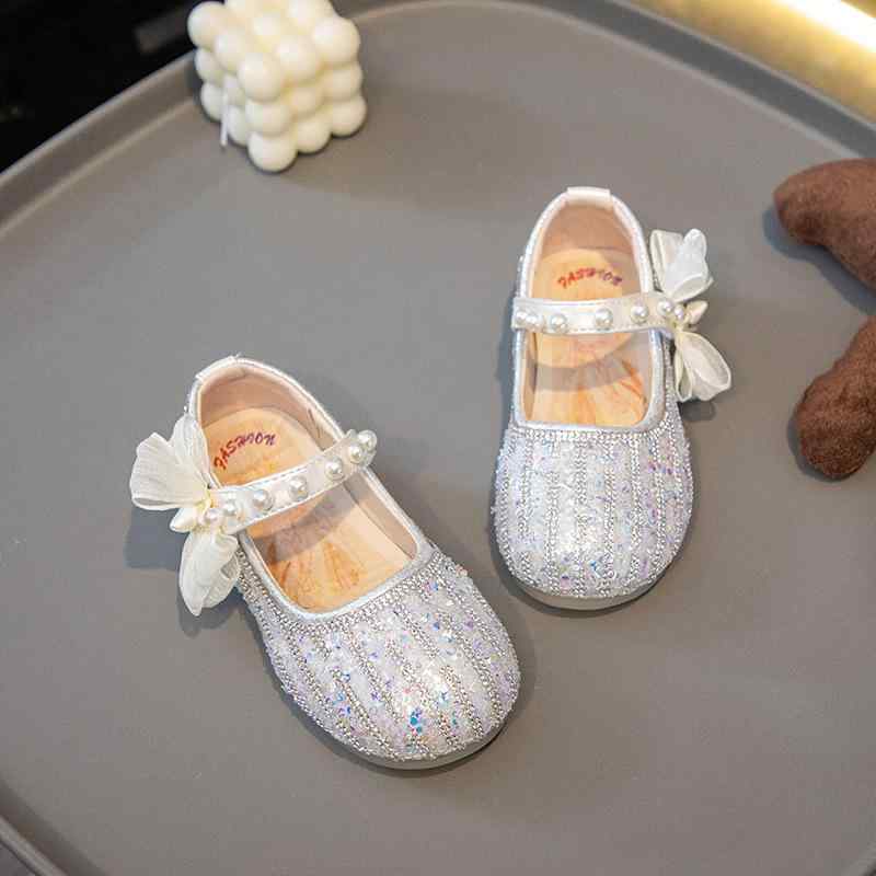 パンプス キッズ 女の子 プリンセスシューズ フォーマル ソフトソール マジックテープ グリッター 春夏 ドレス 結婚式 発表会 入学式 七五三 かわいい キラ...