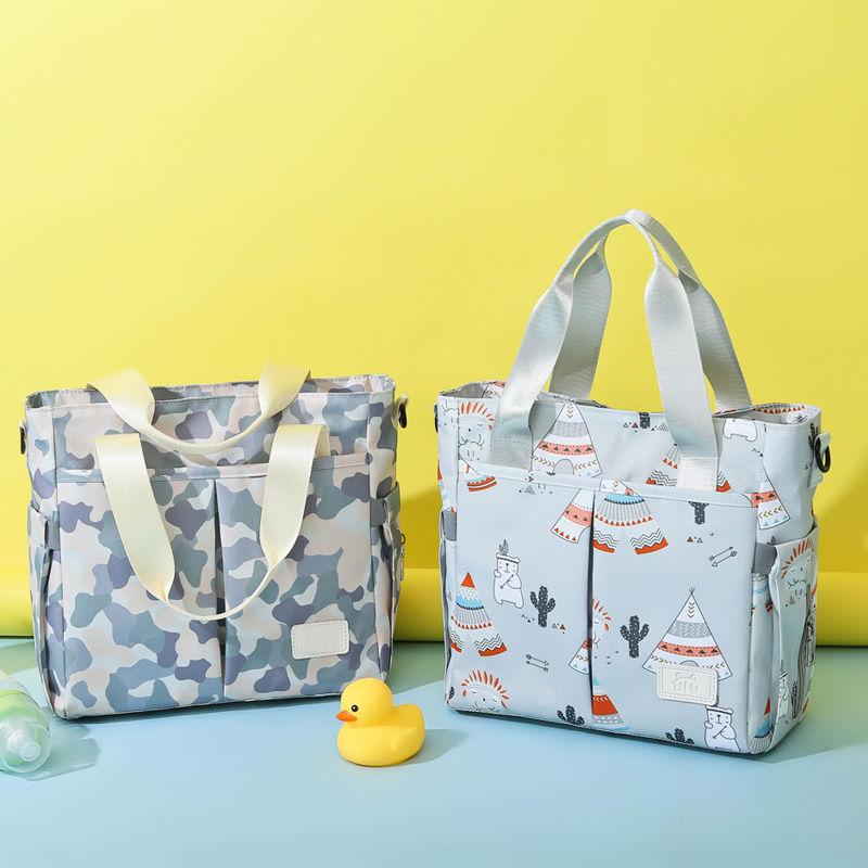 マザーズバッグ レディース ママ 軽量 大容量 多収納 ポリエステル製 おしゃれ トートバッグ ショルダーバッグ 肩掛け ベビー用品収納 出産準備 入院 お出かけ 旅行 ベビーカーフック対応