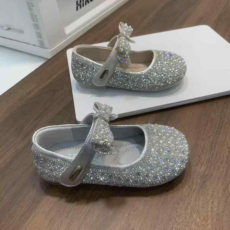 キッズ 女の子 滑り止め マジックテープ フォーマルシューズ プリンセス ドレスシューズ ダンス 発表会..