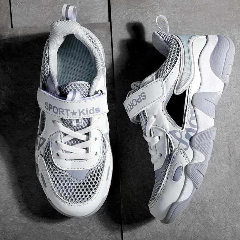 サンダル キッズ 男の子 つま先保護 トゥガード 通気性 軽量 防滑 マジックテープ メッシュ 合皮アッパー スポーツ カジュアル アウトドア 春夏秋 小学生 ジュニア 普段使い 運動靴