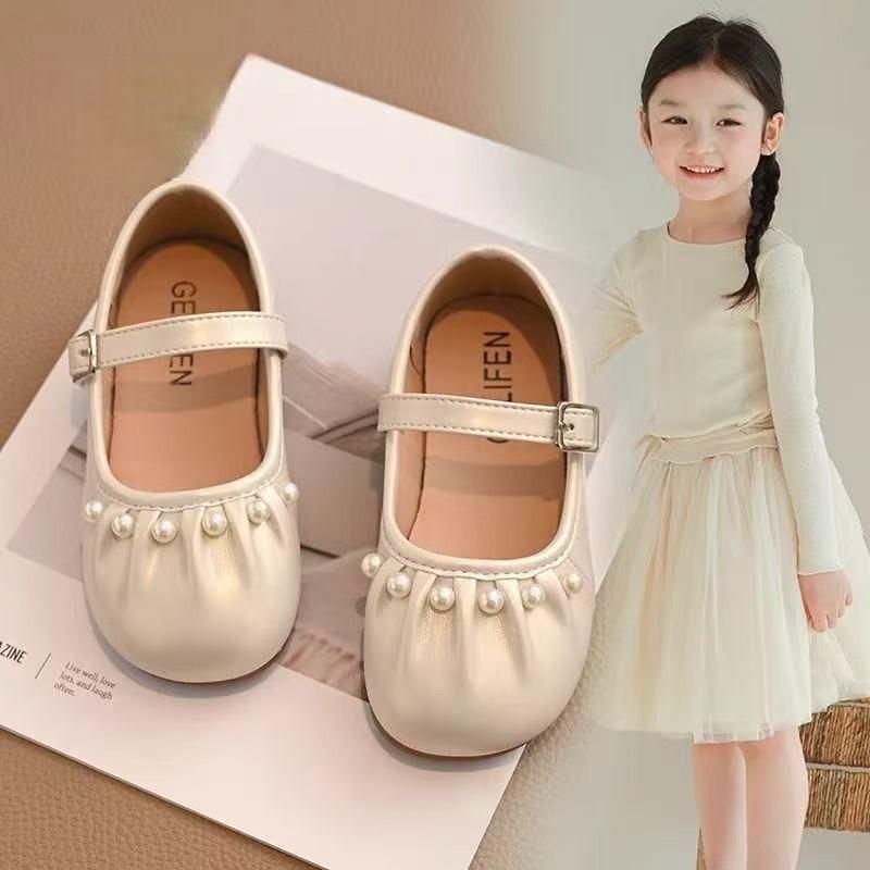 靴 女の子 パール プリンセスシューズ かわいい 無地 エナメル フォーマル 発表会 マジックテープ PUレ..